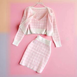 3-Piece Pink Academia Outfit 🎀